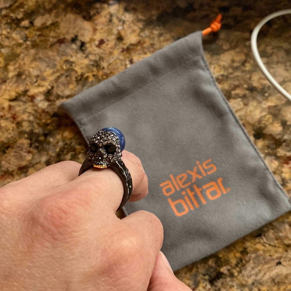 Alexis Bittar Skull PAVE ring - never worn